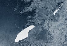 Eisberg im Südatlantik - Foto: -/ESA/dpa