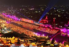 Diwali-Fest in Ayodhya - Rajesh Kumar Singh/AP/dpa