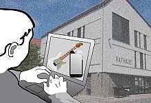 Rathaus Lage - Symbolfoto: Cordula Gröne / Pixabay.com - Montage: LZ