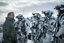 Bundesverteidigungsminister Pistorius besucht Nato-&Uuml;bung - Kay Nietfeld/dpa