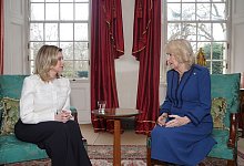 K&ouml;nigin Camilla + Olena Selenska - Yui Mok/PA Wire/dpa