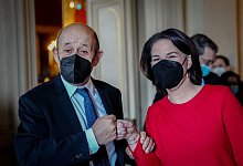 Baerbock in Paris - Foto: Kay Nietfeld/dpa