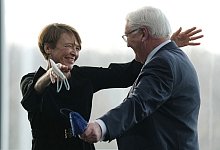 B&uuml;denbender und Steinmeier - Foto: Kay Nietfeld/dpa