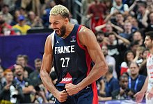 Die Franzosen um Rudy Gobert gehen als leichter Favorit ins EM-Finale. - Soeren Stache/dpa