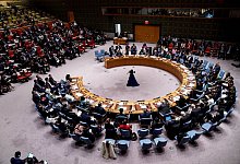 Der Sicherheitsrat der Vereinten Nationen (Archivbild). - John Minchillo/AP/dpa