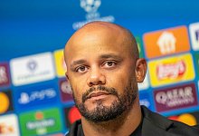 Pressekonferenz mit Kompany und Laimer - Peter Kneffel/dpa