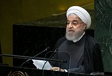 Irans Pr&auml;sident Ruhani spricht vor UN-Vollversammlung - Foto: Craig Ruttle