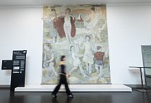 Freilegung Fr&uuml;hwerk Gerhard Richter - Sebastian Kahnert/dpa