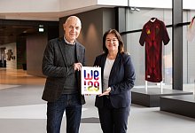 Bernd Neuendorf und Heike Ullrich - Yuliia Perekopaiko/DFB/dpa