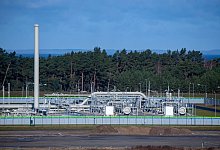 Ungewisse Zukunft: Vor dem Hintergrund des eskalierenden Russland-Ukraine-Konflikts hat die Bundesregierung das Genehmigungsverfahren f&uuml;r die russisch-deutsche Erdgasleitung vorerst gestoppt. - Stefan Sauer/dpa