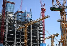 Baustelle in Peking - Johannes Neudecker/dpa