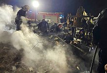 Drohnenangriff in Winnyzja - Ukrainian Emergency Service/AP/dpa