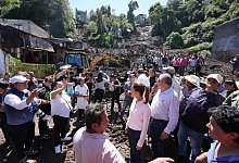 Unwetter in Mexiko - -/Handout Präsidentenamt Mexiko/dpa