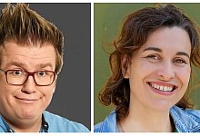 3-kunstler-thorsten-bar-mia-pittroff-amjad-lippe-lacht - Bildrechte: Lippe lacht