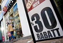 Werbung in der Fu&szlig;g&auml;ngerzone - Foto: Christoph Schmidt