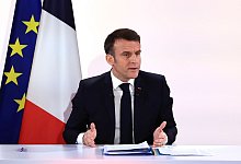 Emmanuel Macron - Aurelien Morissard/AP