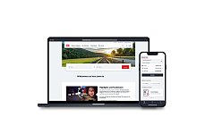 Blick auf die neue Seite sowie die App - Deutsche Bahn/dpa-tmn