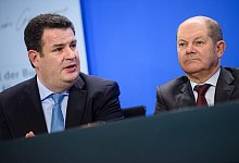 Heil + Scholz - Foto: Gregor Fischer/dpa