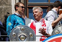 Meisterfeier FC Bayern M&uuml;nchen - Matthias Balk/dpa