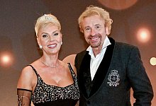 Thomas Gottschalk und Karina Mro&szlig; - Peter Kneffel/dpa