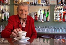 Italiens älteste Barista Anna Possi. - Christoph Sator/dpa