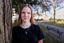 Paderborn, 6. März 2025: Ukrainerin Viktoriia Dziubenko - Niklas Tüns