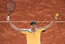 Alexander Zverev - Christophe Ena/AP/dpa