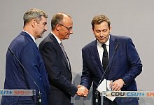 Koalitionsverhandlungen von Union und SPD abgeschlossen - Kay Nietfeld/dpa