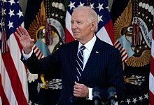 Nach den US-Wahlen 2024 - Biden - Susan Walsh/AP/dpa