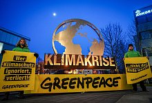 Aktion von Greenpeace - Kay Nietfeld/dpa