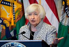 Laut US-Finanzministerin Janet Yellen war eine Verlangsamung des Wirtschaftswachstums zu erwarten. - Jacquelyn Martin/AP/dpa