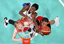 Paris 2024 - Basketball - Sameer Al-Doumy/Pool AFP/AP/dpa