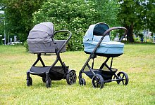 Kinderwagen «Nuna Demi next» und «Cybex Ballos S Lux» - Stiftung Warentest/dpa-tmn