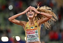 Siegte über 5000 Meter mit einem überragenden Lauf: Konstanze Klosterhalfen. - Angelika Warmuth/dpa