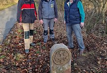 Grenzstein - 1 - Bildrechte: Heimatverein Schieder