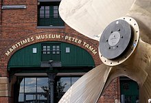 Eingang zum Internationalen Maritimen Museum Hamburg - Marcus Brandt/dpa