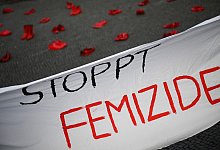 Internationaler Tag für die Beseitigung von Gewalt gegen Frauen - Sebastian Christoph Gollnow/dpa