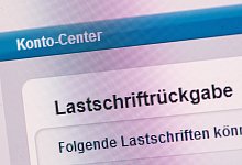 «Lastschriftrückgabe» auf einer Bank-Webseite - Andrea Warnecke/dpa-tmn