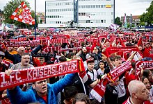 Empfang des 1. FC Kaiserslautern nach dem DFB-Pokalfinale - Pinter Laszlo/dpa