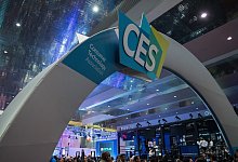 Messehalle auf der CES - Foto: Andrea Warnecke/dpa-tmn