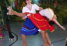 Impressionen vom letzten Rollkunstlauf Märchen - Rollkunstlauf Alverdissen