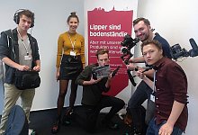 Drehteam in Aktion - IHK Lippe