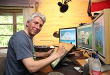 HaChri - Hans-Christoph Beermann ist Cartoon-Zeichner - Seda Hagemann