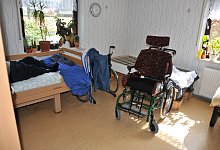 Als der Treppenlift kaputt war, mussten sich die S&ouml;hne ein Zimmer im Erdgeschoss teilen. - Uwe Pollmeier