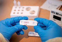 Corona-Schnelltest - dpa