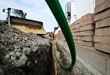 Breitbandausbau - Foto: Sebastian Willnow/zb/dpa