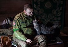 Soldat in Bachmut - Iryna Rybakova/Iryna Rybakova/AP/dpa