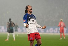 Yussuf Poulsen vom Hamburger SV - Marcus Brandt/dpa