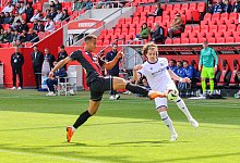 GER, Fussball, 3. Liga, Spieltag 35, FC Ingolstadt 04 gegen Arminia Bielefeld, 27.04.2025, Audi Sportpark - IMAGO/Eibner