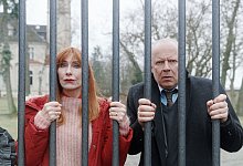 Die Bundschuhs (Andrea Sawatzki und Axel Milberg) setcken fest. - Stefan Erhard/ZDF/dpa